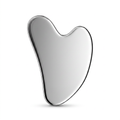 Colder Mornings stainless steel gua sha board - product shot on white background
